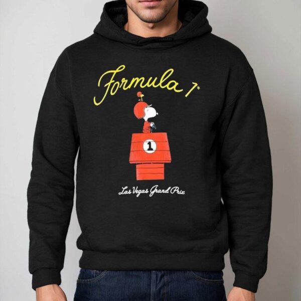 Las Vegas F1 race inspired Snoopy graphic t-shirt