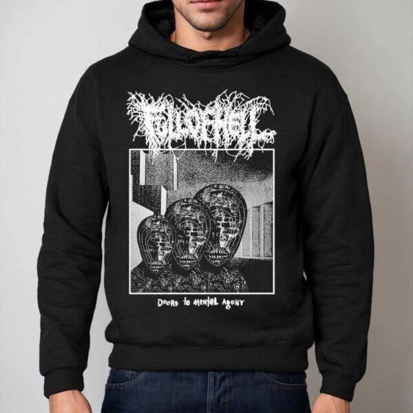 Mental anguish and despair embodied in this unique tshirt