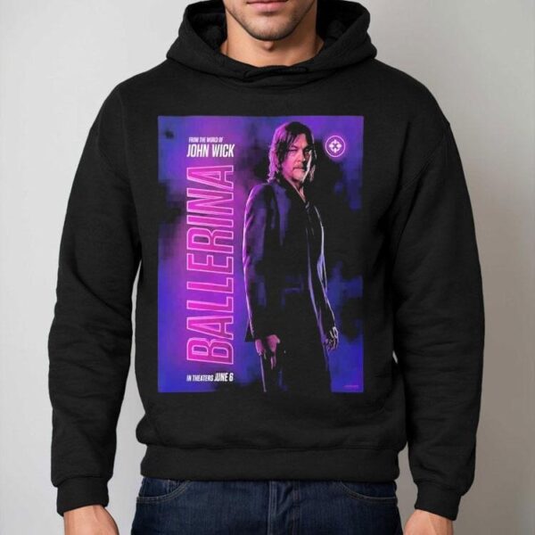 Norman Reedus leads action packed John Wick spin off Ballerina this June tshirt