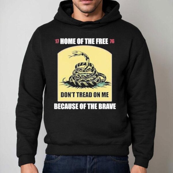 Patriotic 1776 freedom design with snake motif t-shirt