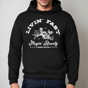 Rebel With Edge Skeleton Design Hoodie