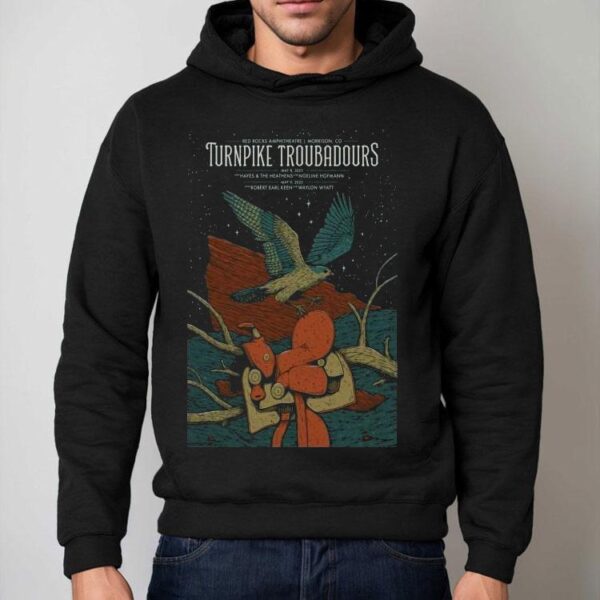 Red Rocks 2025 tour dates with Turnpike Troubadours t-shirt