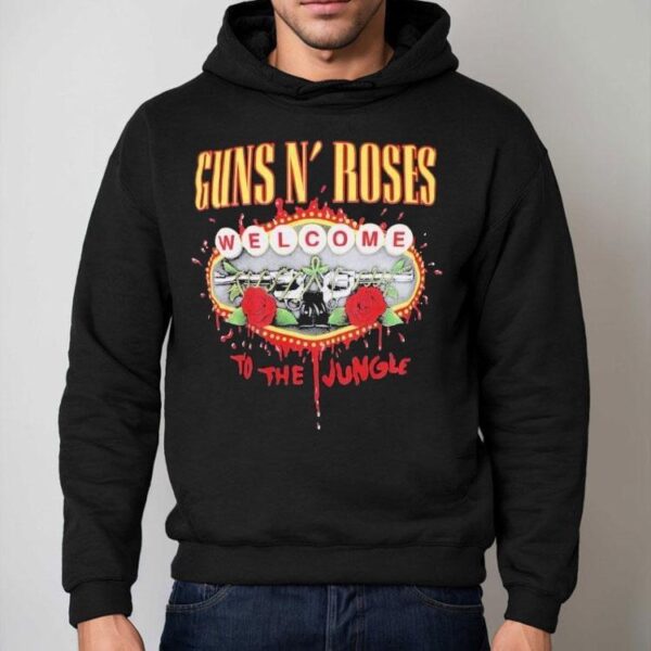 Rock out in style with this classic Guns N Roses jungle themed t-shirt