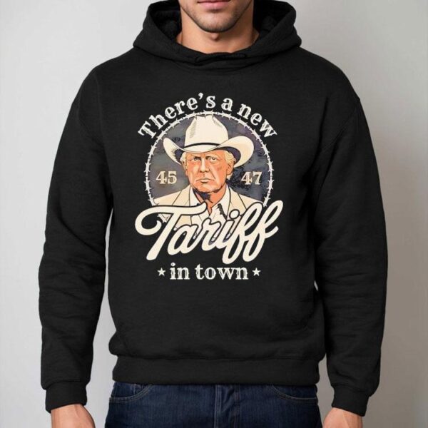 Rugged Outlaw Style Meets Modern Trade Policies T-shirt