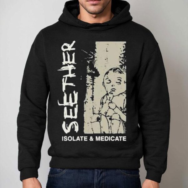 Seether band rock your style with this cool isolate and medicate t-shirt