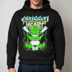 Small But Fierce Crossed Heart Design T Hoodie