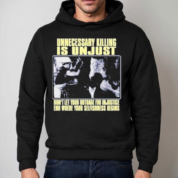 Stop The Violence Injustice Ends Where Compassion Begins T-shirt