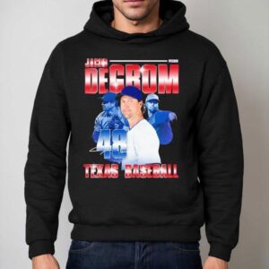 Texas Rangers Jacob Degrom Baseball T Hoodie