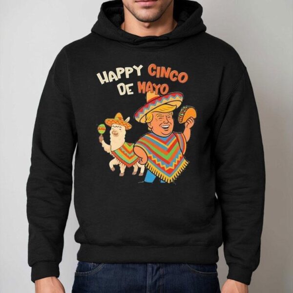 Trump celebrates cinco de mayo with alpaca tacos t-shirt