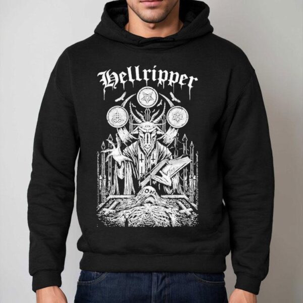 Unleash darkness with this hellish ritual t-shirt
