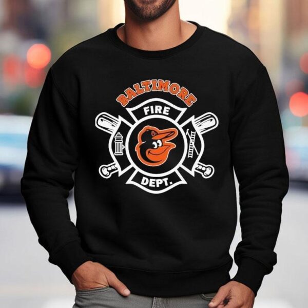 Baltimore Firefighters Honor Orioles With Custom Tshirt