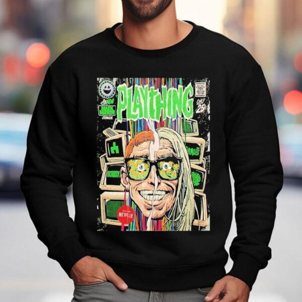 Butcher Billys dark comic art meets Black Mirror vibes on this edgy t-shirt