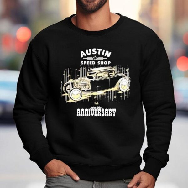 Celebrate two decades of Austin Speed Shop with this exclusive t-shirt