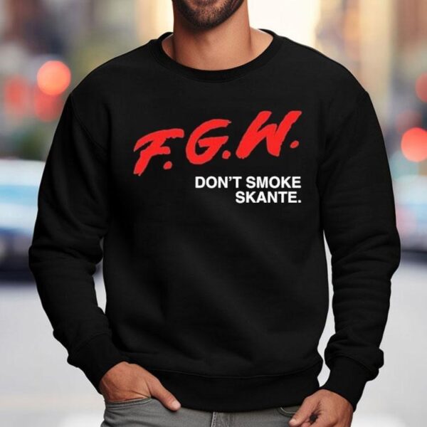 Crazy Foos Fgw Anti Smoking Design Tshirt
