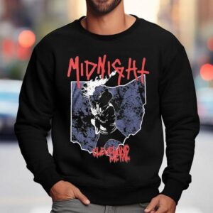 Dark Cleveland Band Design T Sweatshirt