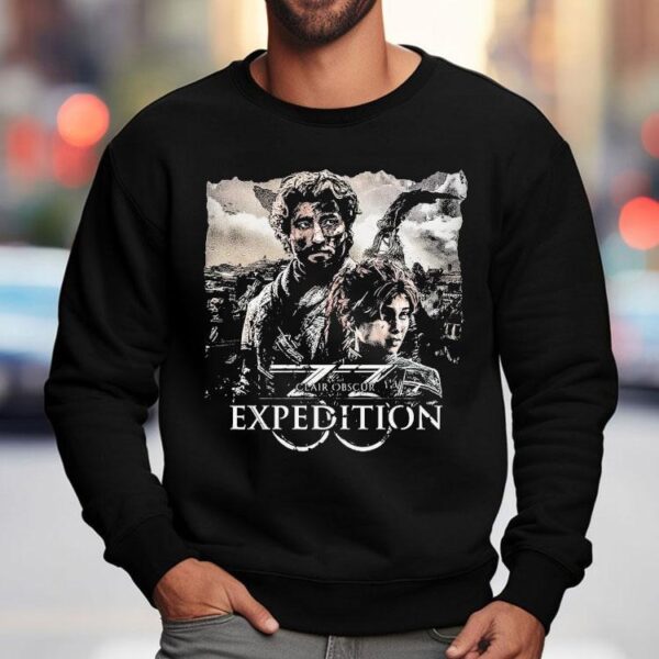 Dark Light Adventure Design T-Shirt