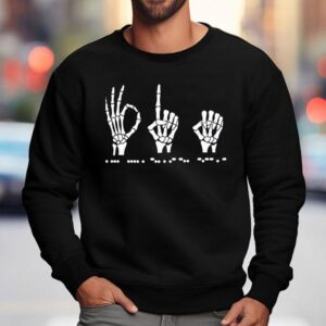 Discreet Political Statement With Anti Trump Design T Sweatshirt