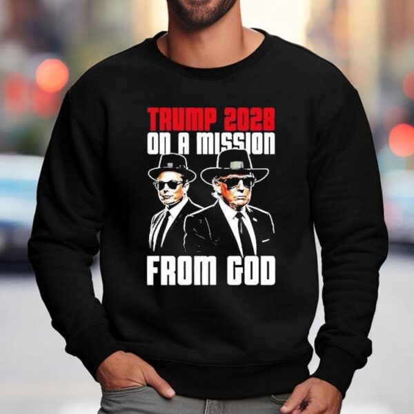 Divine mission inspired Trump 2028 and Elon Musk t-shirt