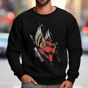 Dog Wings Design Rocks Download Festival T Sweatshirt