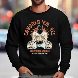 Dominate The Gym From Day One With This Powerful Barbell T Sweatshirt