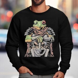 Eco Warrior Battles Woolly Menace On Cool Sweatshirt