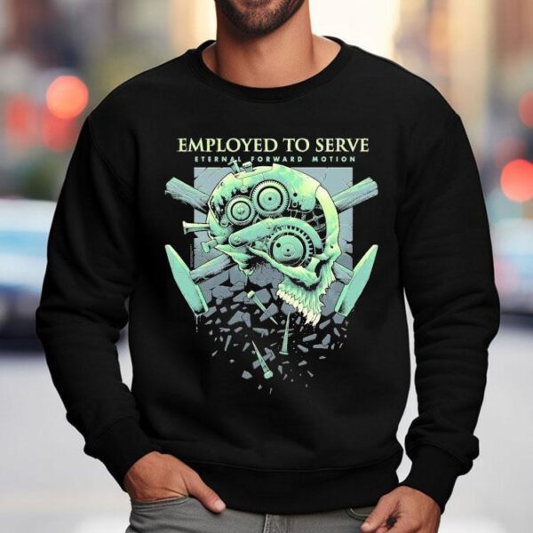 Eternal Forward Motion Skull Design On Trendy T-shirt