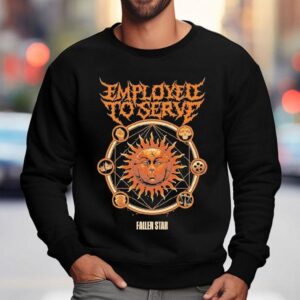 Fallen Star Sun Design On Trendy Sweatshirt