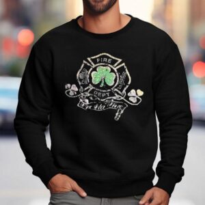 Fire Department Flame Design Sweatshirt