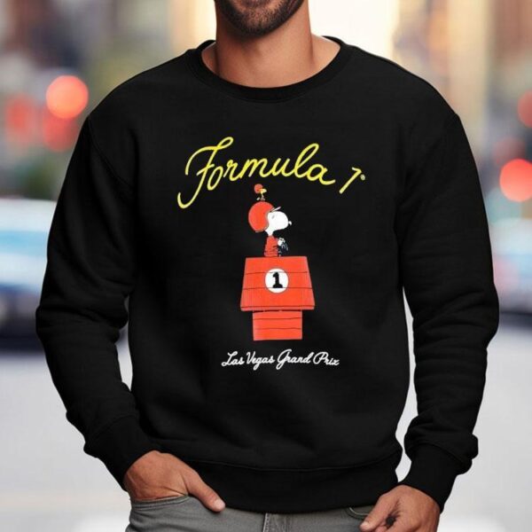 Las Vegas F1 race inspired Snoopy graphic t-shirt