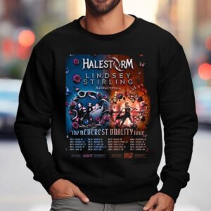 Lindsey Stirling Halestorm Tour Exclusive Duality Design T Sweatshirt