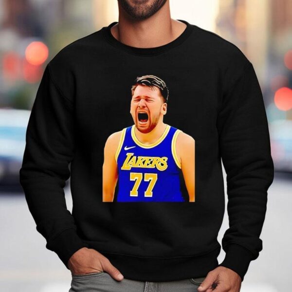 Luka Doncic emotional moment tshirt