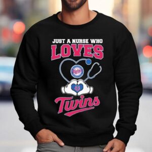 Minnesota Twins Fan Shows Team Spirit With Heart Hands Sweatshirt