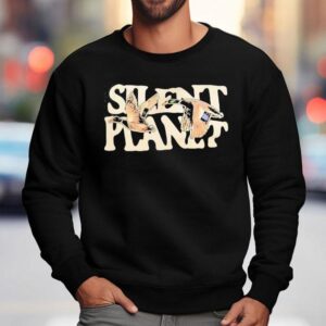 Muted Gray Goose Graphic T Sweatshirt