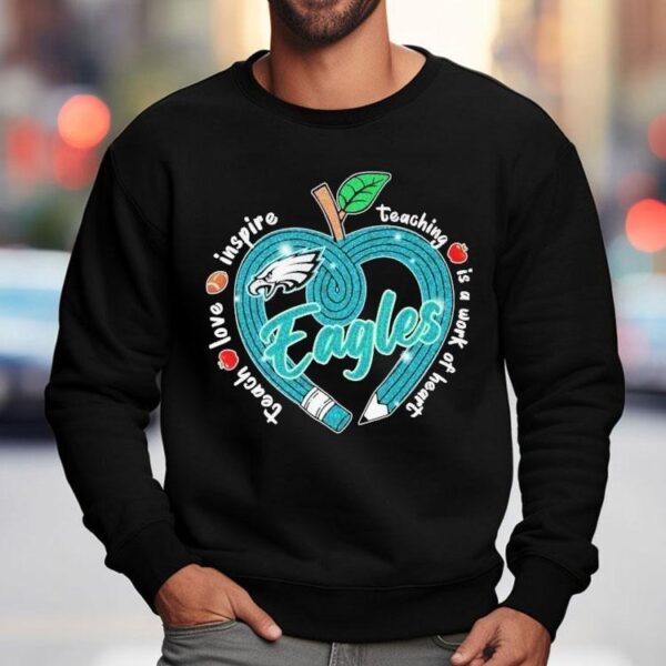 Philadelphia Eagles spread love and inspiration with heartfelt teaching apple t-shirt