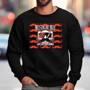 Show Your Giants Pride With This Cool Mustache Design Sweatshirt