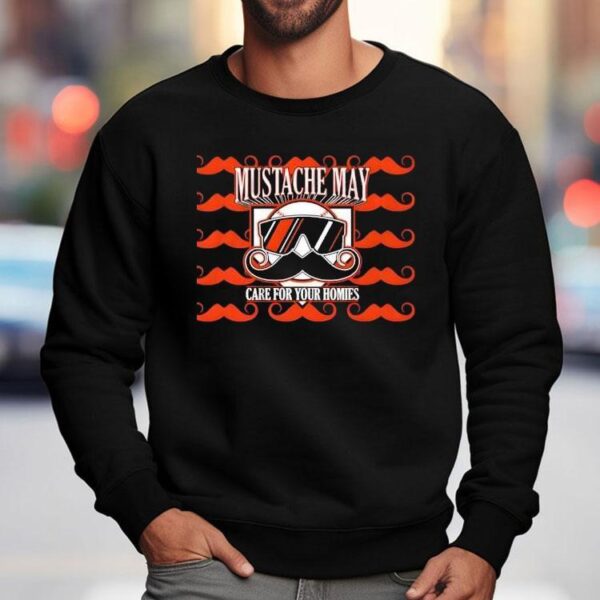 Show your Giants pride with this cool mustache design t-shirt