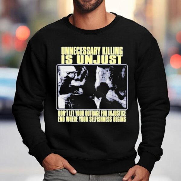 Stop The Violence Injustice Ends Where Compassion Begins T-shirt