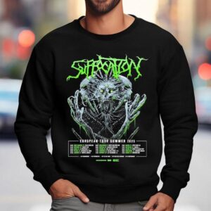 Suffocation Kicks Off Their Europe Journey In France This August Sweatshirt