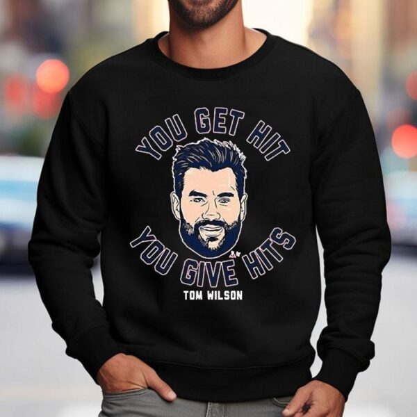 Tom Wilson tough hockey player design tshirt