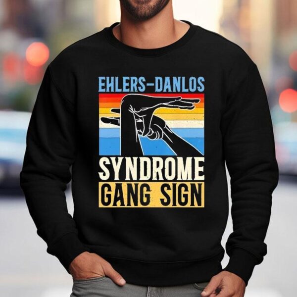 Unique hand gesture design for EDS awareness t-shirt