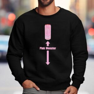 Unique Pink Creature Design Sweatshirt