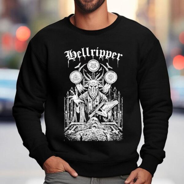 Unleash darkness with this hellish ritual t-shirt