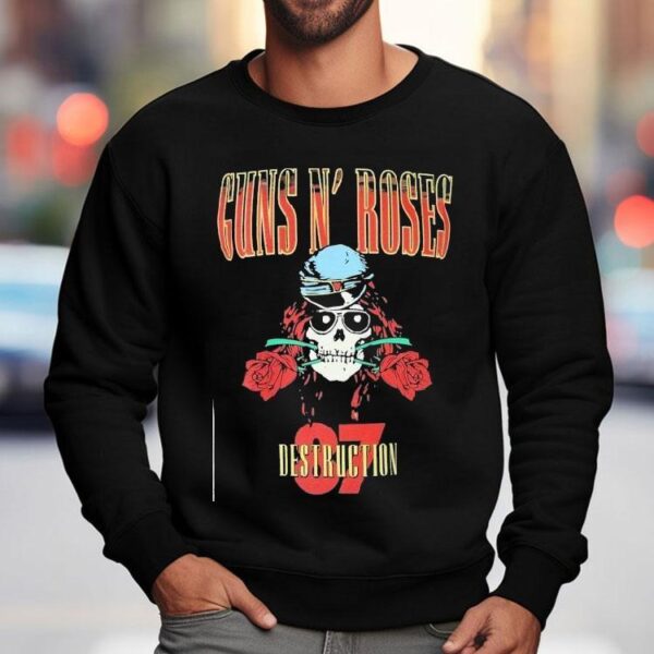 Vintage 1987 Guns N Roses concert tour t-shirt