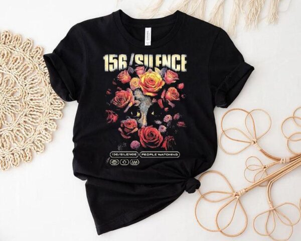 156 Silence People Watching Flower Eyes Shirt