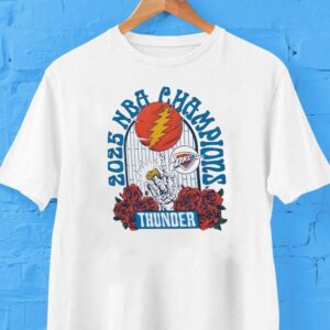 2025 Nba Finals Champions Grateful Dead Okc Shirt