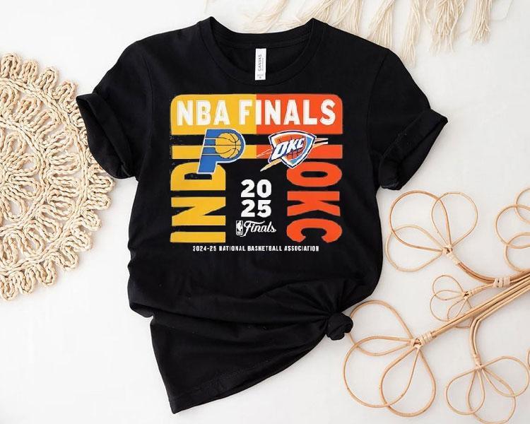 2025 Nba Finals Matchup Indiana Pacers Vs Okc Thunder Shirt 4 Nba Finals Matchup Indiana Pacers Vs Okc Thunder Tshirt