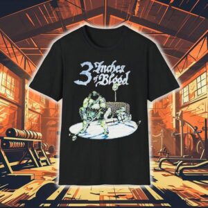 3 Inches Of Blood Blood Hockey Heavy Metal Shirt