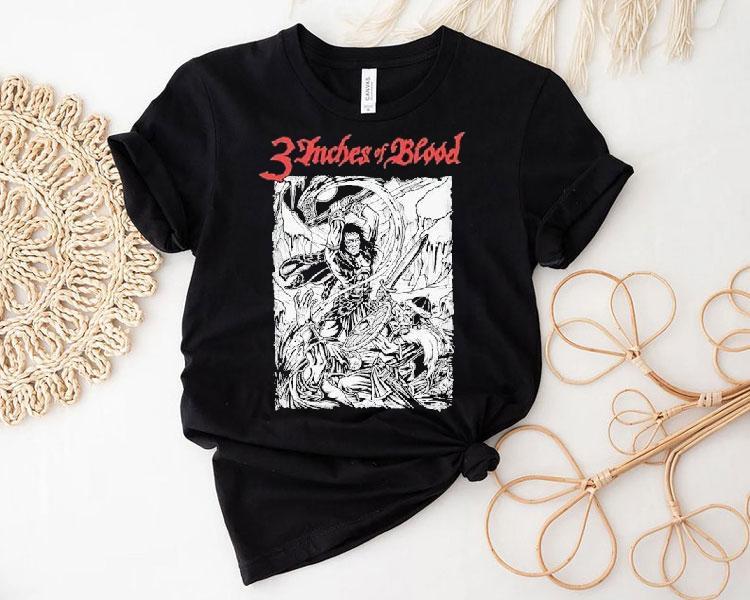   Inches Of Blood Iceman Tshirt