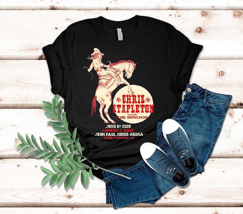 6.6.25 Charlottesville Va Chris Stapleton Shirt 4 Charlottesville Va Chris Stapleton Tshirt