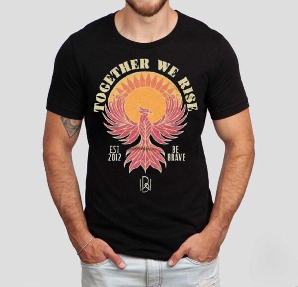 704 Shop X Braveworks Together We Rise Be Brave Est 2012 Shirt